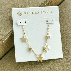 Kendra Scott Jae Star / Choker Necklace Gold NEW